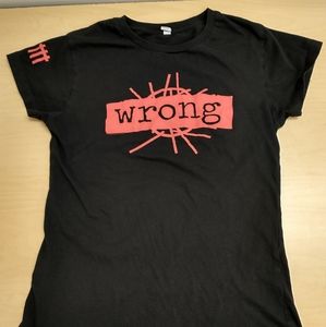 Depeche Mode Wrong Concert Fitted T-shirt Size L (Fits S/M)